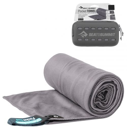 Полотенце Sea to Summit Pocket Towel серое S